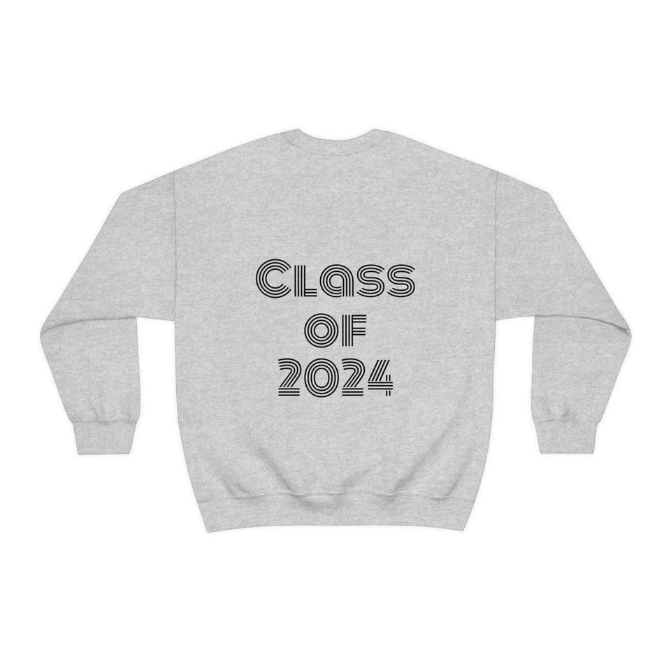 Heck Yeah I'm A NCCU Senior Unisex Heavy Blend™ Crewneck Sweatshirt