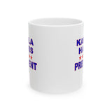 Kamala Harris For President Ceramic Mug, (11oz, 15oz)