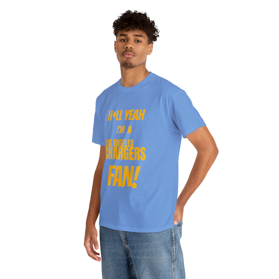 Los Angeles Chargers Football Unisex Heavy Cotton Tee