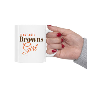 Clevland Browns Girl Ceramic Mug 11oz