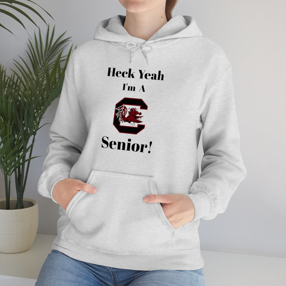 Heck Yeah I'm A SC Gamecocks Senior Unisex Heavy Blend™ Hooded Sweatshirt