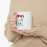 I Love My Cat Ceramic Mug 11oz