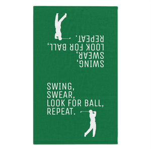Golfer Swing Rally Towel, 11x18