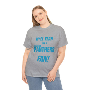 Carolina Panthers Football Unisex Heavy Cotton Tee
