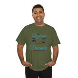 This Queen was Born In December Unisex Heavy Cotton Tee