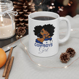 Dallas Cowboys Girl Ceramic Mug 11oz