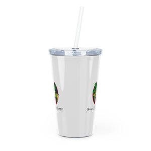 1black CEO's Matter Plastic Tumbler with Straw