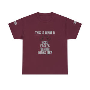NCCU Senior Unisex Heavy Cotton Tee