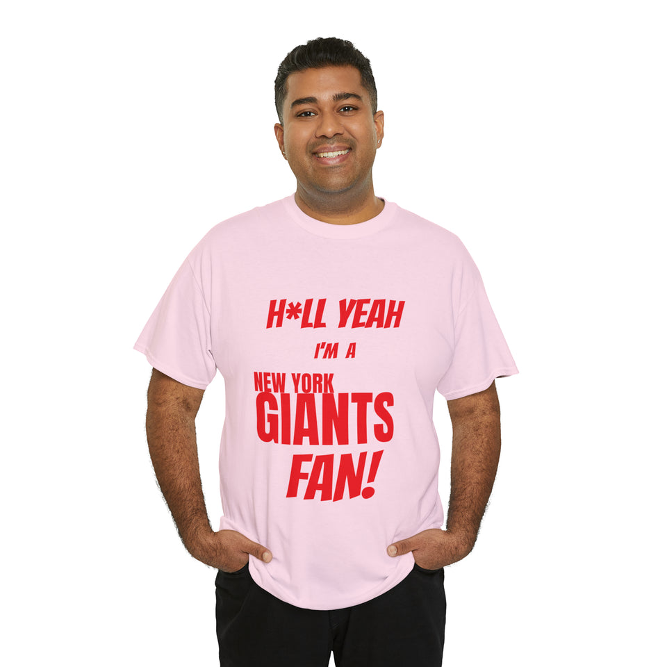 New York Giants Football Unisex Heavy Cotton Tee
