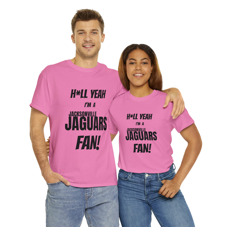 Jacksonville Jaguars Football Unisex Heavy Cotton Tee