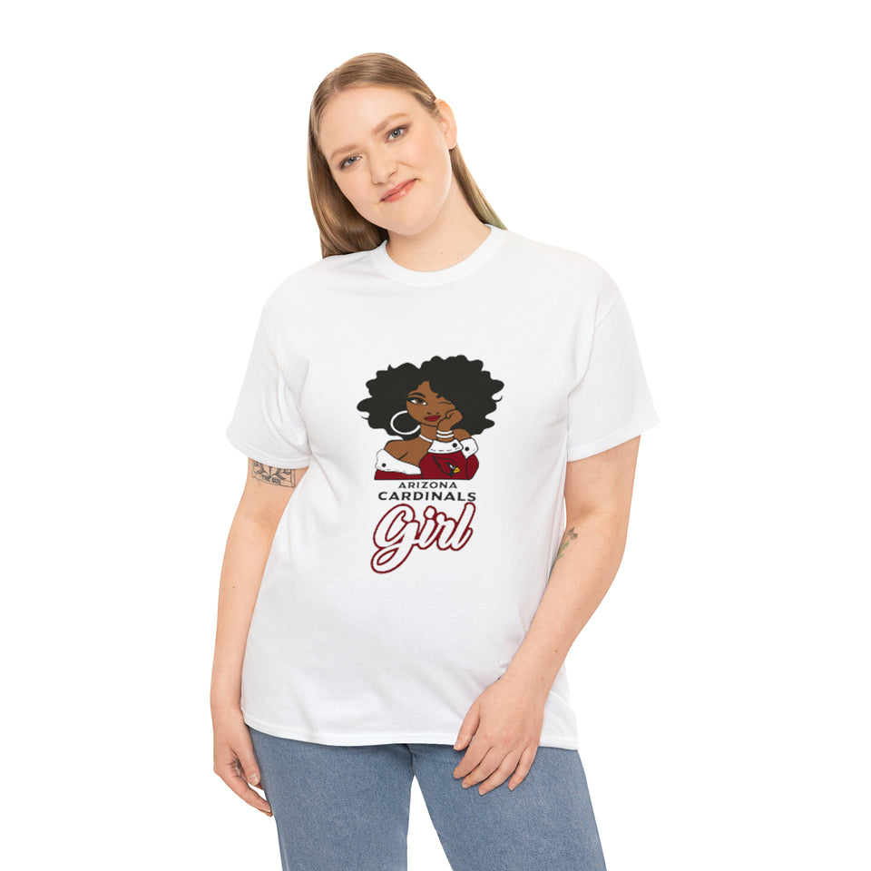 Arizona Cardinals Girl Unisex Heavy Cotton Tee