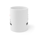 I Love My Pit Bull Ceramic Mug 11oz