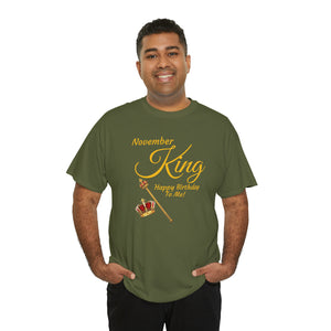 November King Unisex Heavy Cotton Tee