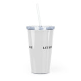 Plastic Tumbler with Straw