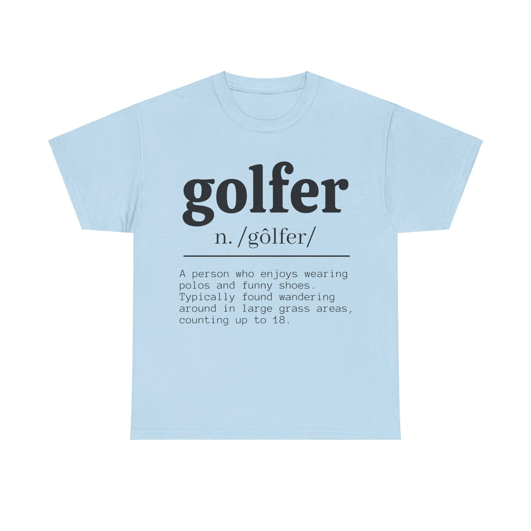 Golfer Unisex Heavy Cotton Tee