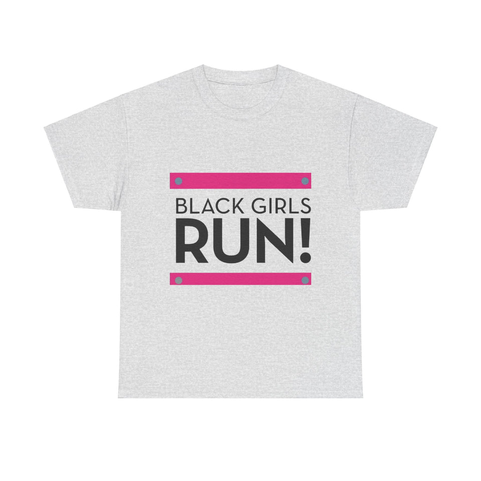 Black Girls Run Unisex Heavy Cotton Tee