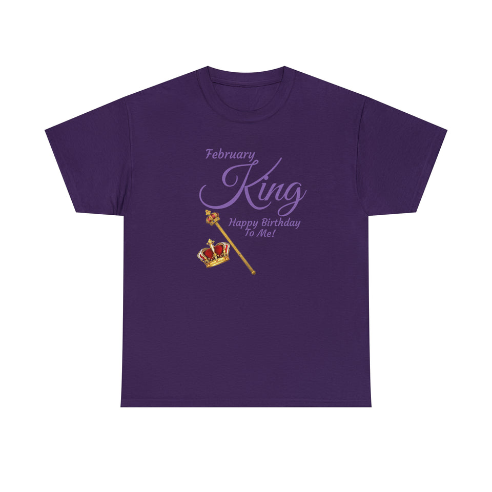 February King Unisex Heavy Cotton Tee