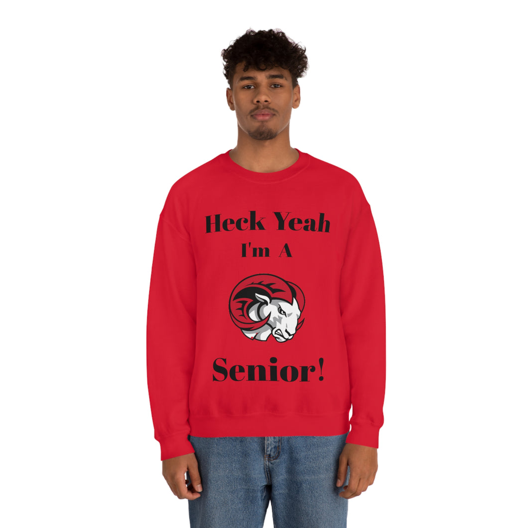 Heck Yeah I'm A WSSU Senior Unisex Heavy Blend™ Crewneck Sweatshirt