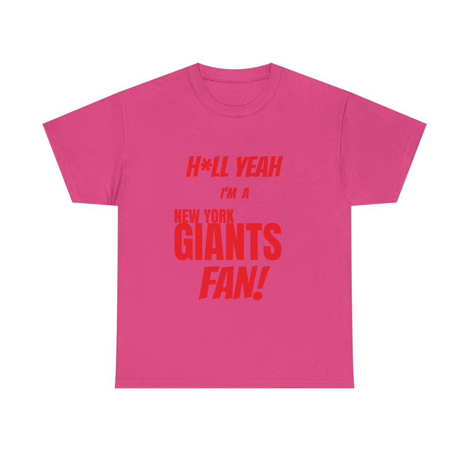 New York Giants Football Unisex Heavy Cotton Tee