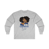 Dallas Cowboys Girl Ultra Cotton Long Sleeve Tee