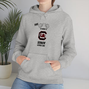 This Is What A South Carolina Gamecocks Senior Looks Like Unisex Heavy Blend™ Hooded Sweatshirt
