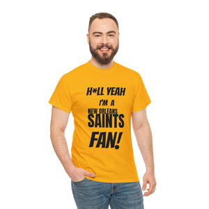 New Orleans Saints Football Unisex Heavy Cotton Tee