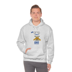 This Is What A NC A&T Senior Looks Like Unisex Heavy Blend™ Hooded Sweatshirt