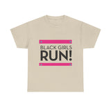 Black Girls Run Unisex Heavy Cotton Tee