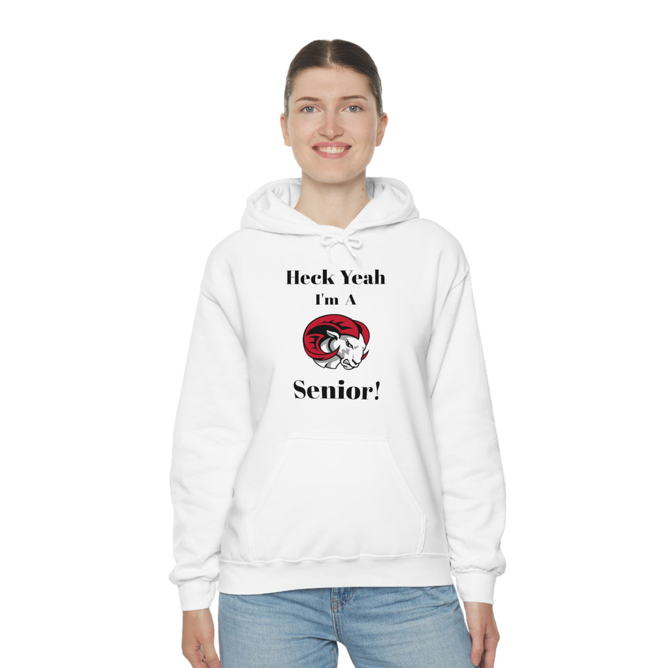 Heck Yeah I'm A WSSU Senior Unisex Heavy Blend™ Hooded Sweatshirt