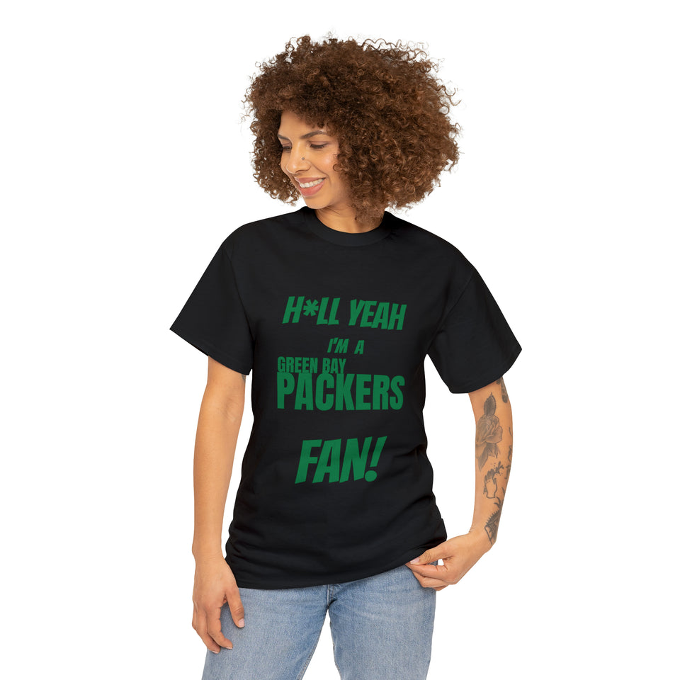 Green Bay Packers Football Unisex Heavy Cotton Tee