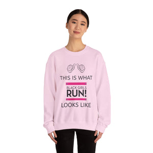 Black Girls Run Unisex Heavy Blend™ Crewneck Sweatshirt