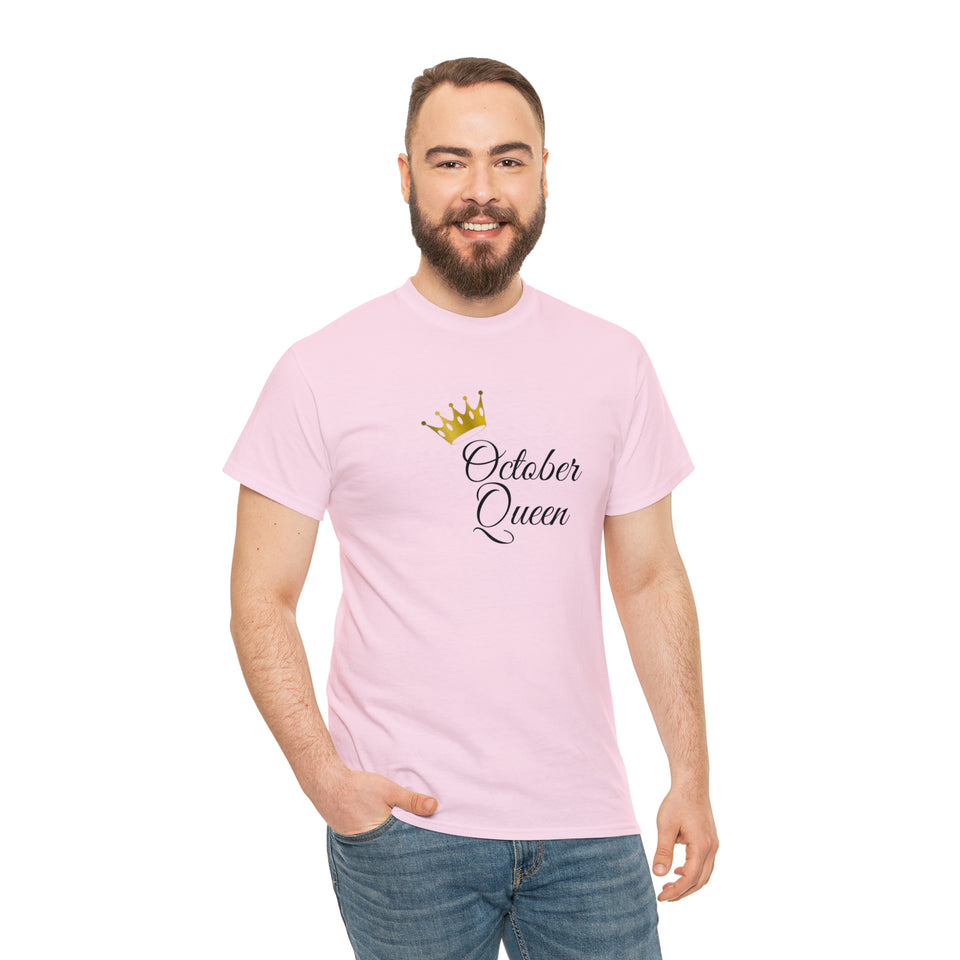 October Queen Unisex Heavy Cotton Tee