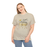 50th Birthday Queen Unisex Heavy Cotton Tee