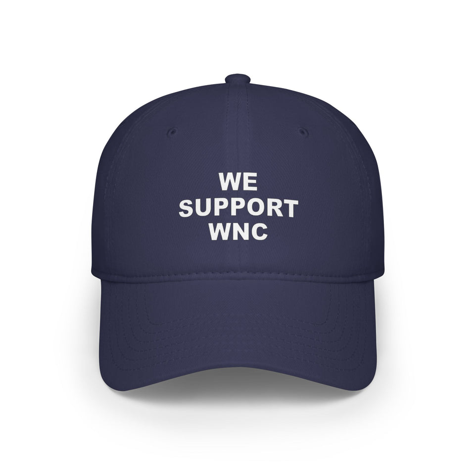 We Support WNC Low Profile Baseball Cap