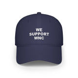 We Support WNC Low Profile Baseball Cap