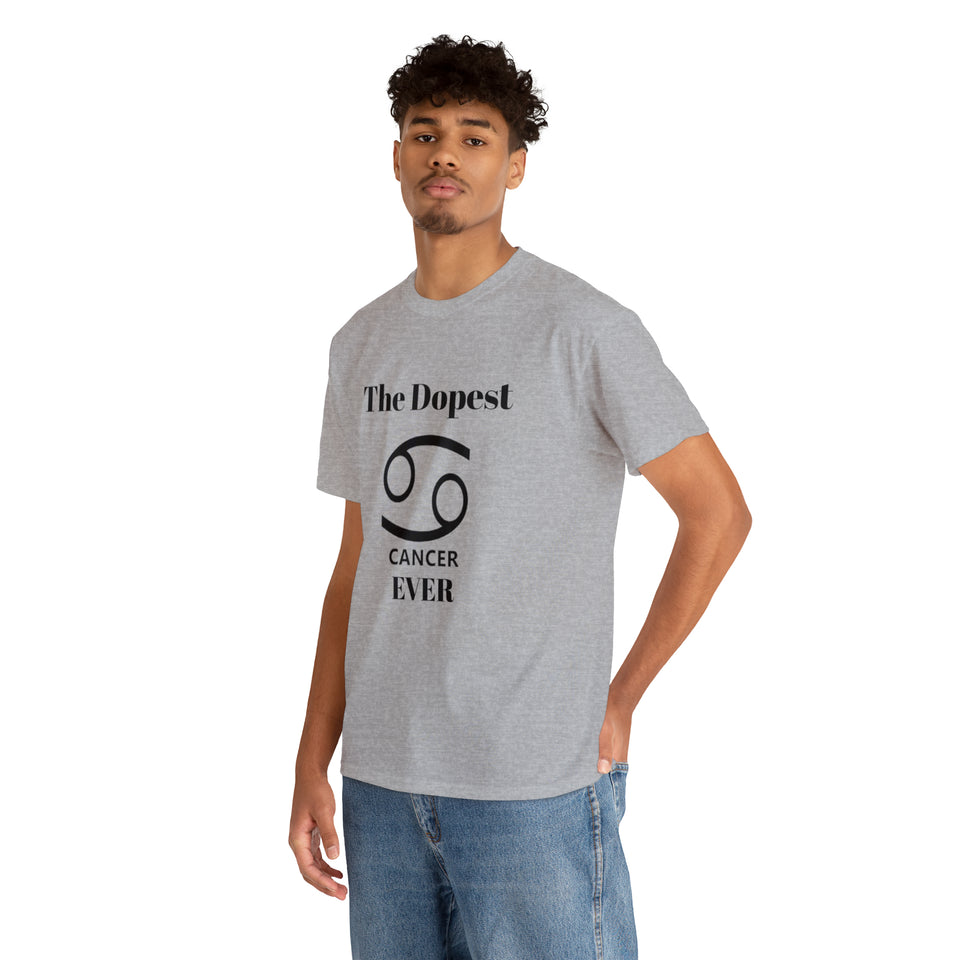 The Dopest Cancer Ever Unisex Heavy Cotton Tee