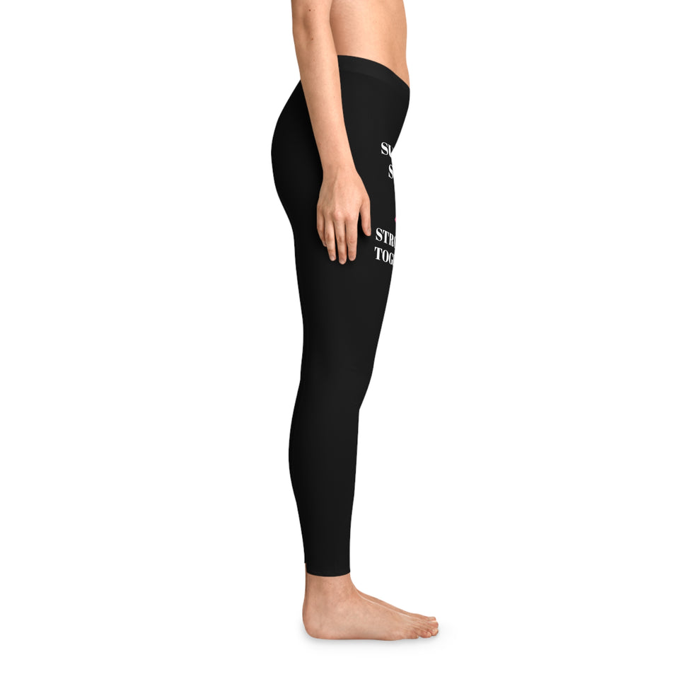 Breast Cancer Awareness Stretchy Leggings (AOP)