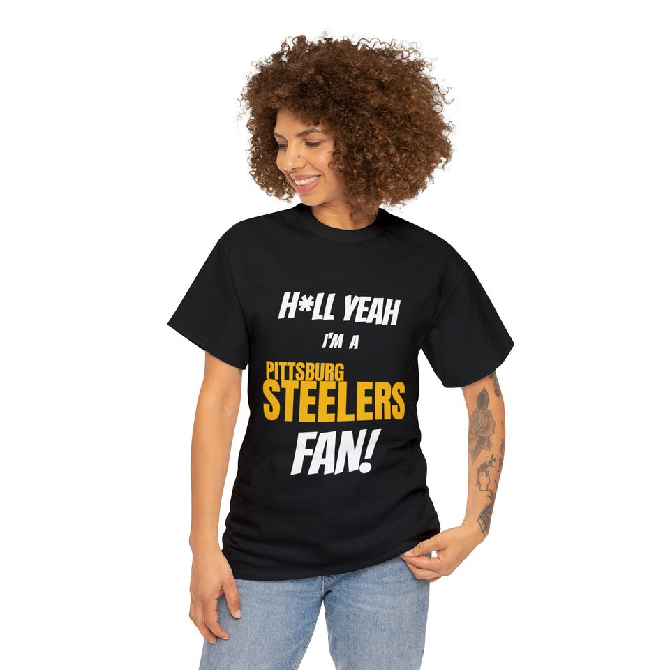 Pittsburgh Steelers Football Unisex Heavy Cotton Tee