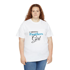 Carolina Panthers Girl Unisex Heavy Cotton Tee