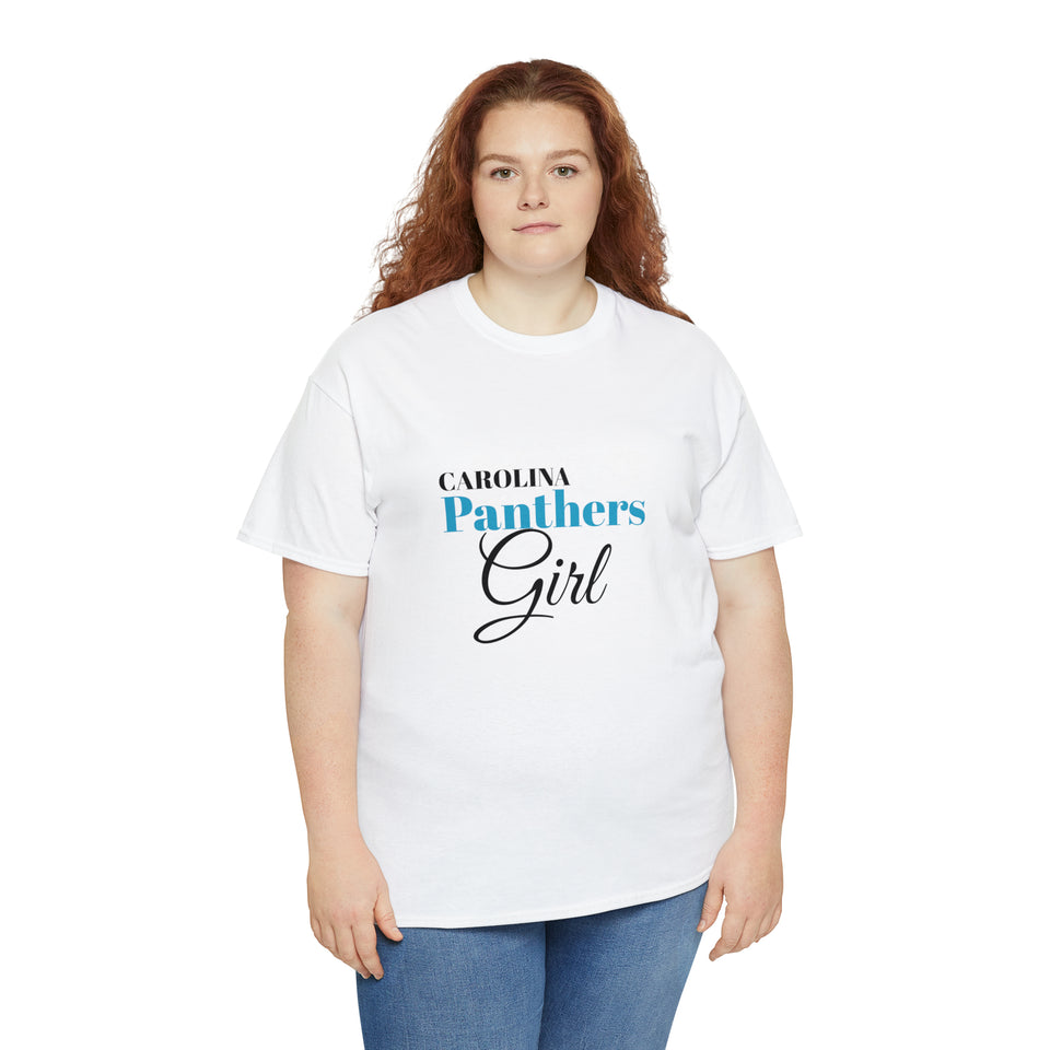 Carolina Panthers Girl Unisex Heavy Cotton Tee