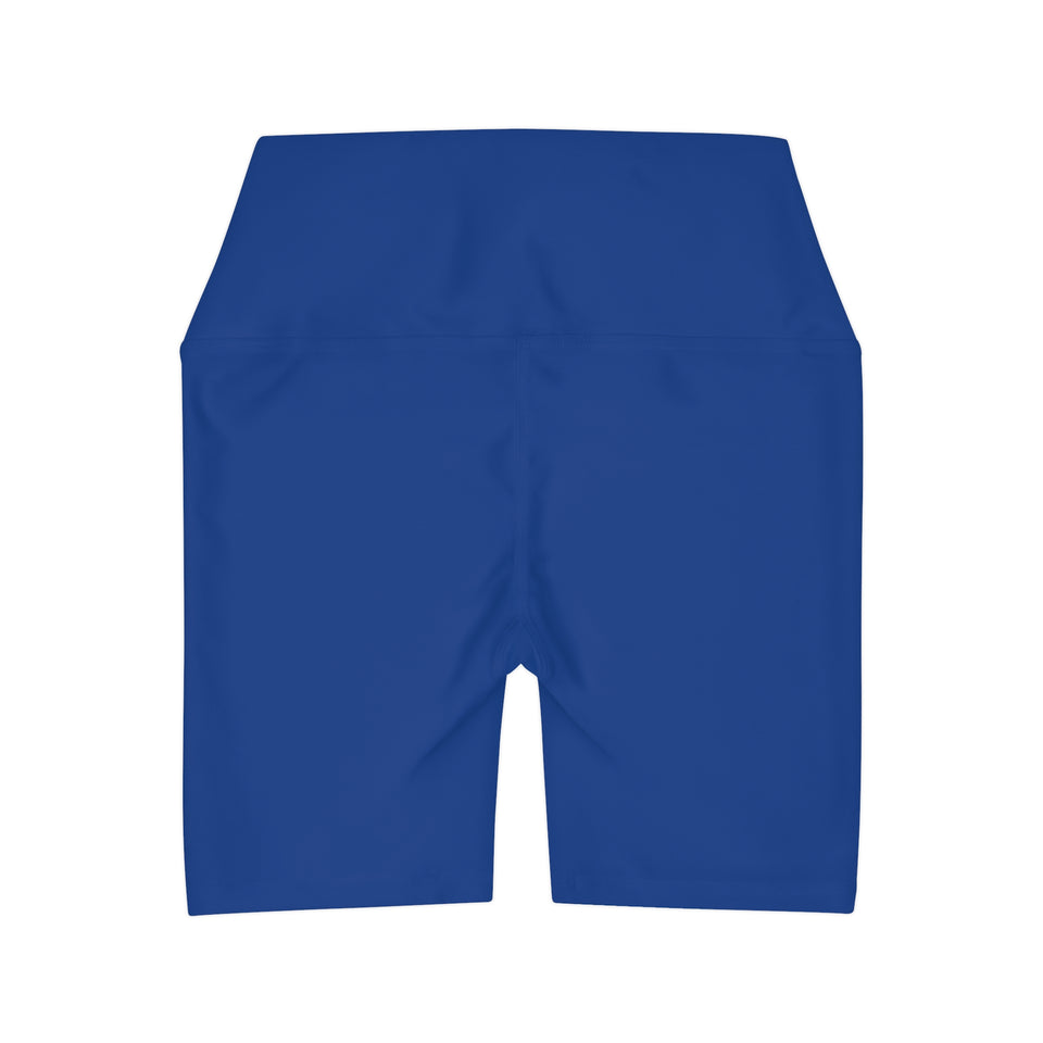 Marvin Ridge High Waisted Yoga Shorts (AOP)