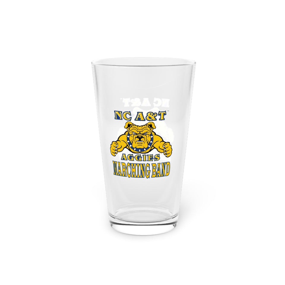 NC A&T Marching Band Pint Glass, 16oz