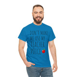 Teacher Voice Titles Cotton Tee