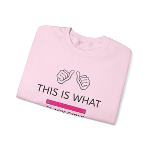 Black Girls Run Unisex Heavy Blend™ Crewneck Sweatshirt