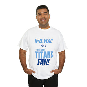 Tennessee Titans Football Unisex Heavy Cotton Tee