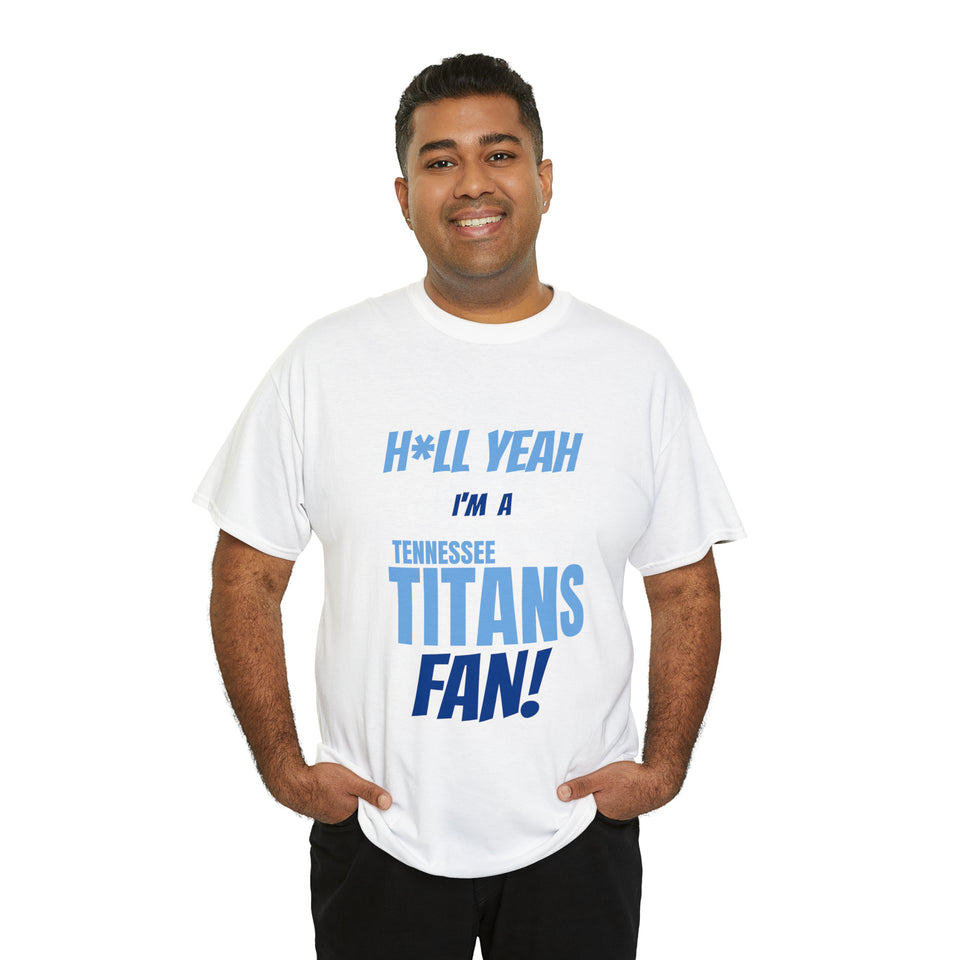 Tennessee Titans Football Unisex Heavy Cotton Tee
