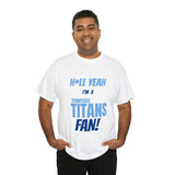 Tennessee Titans Football Unisex Heavy Cotton Tee