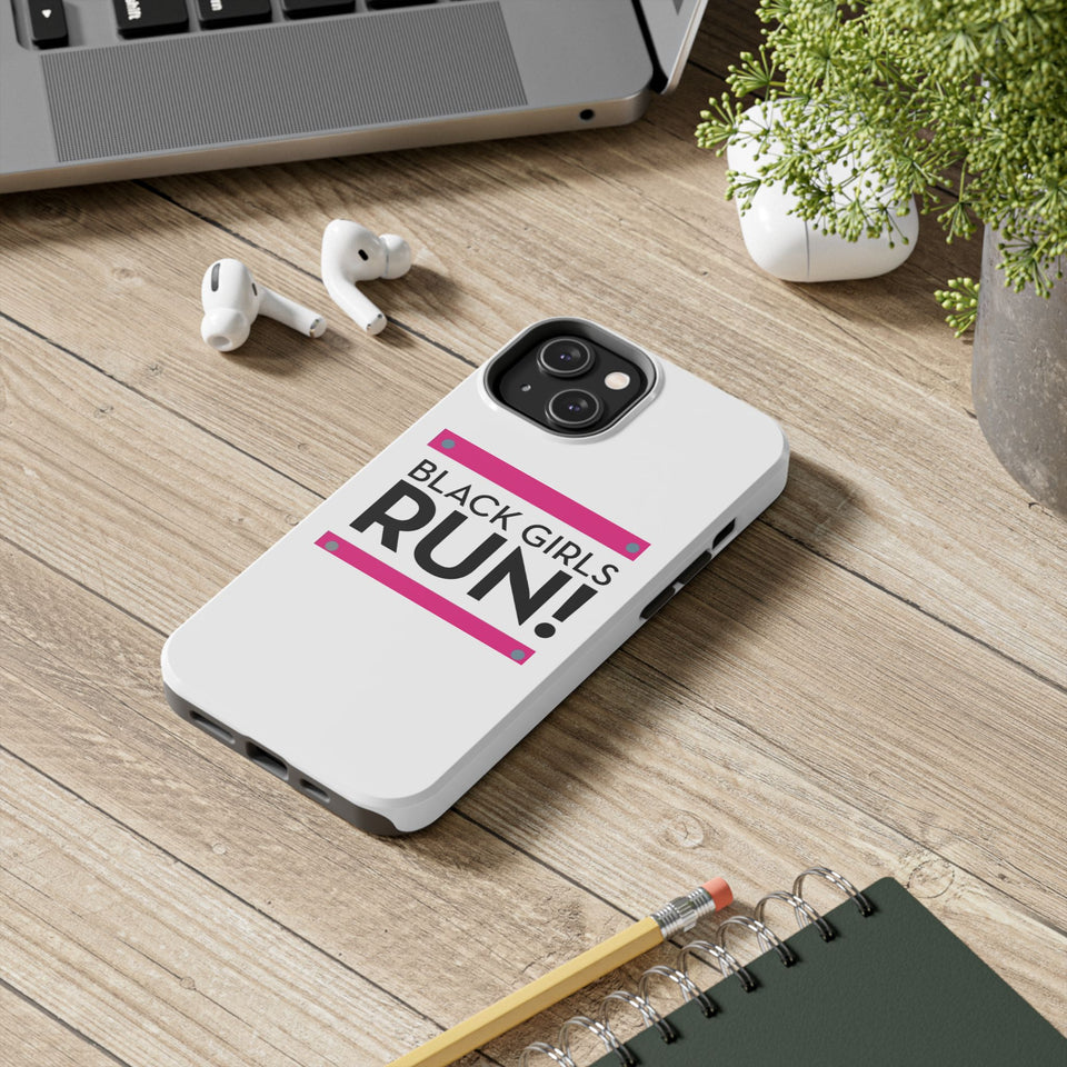 Black Girls Run Tough Phone Cases