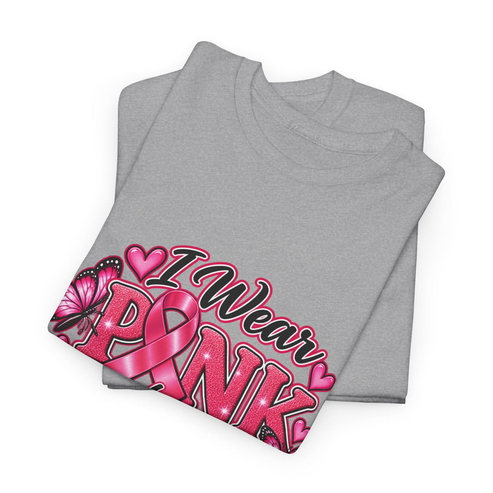 Breast Cancer Awareness Best Friend Unisex Heavy Cotton Tee