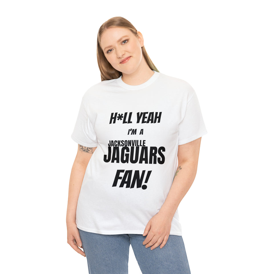 Jacksonville Jaguars Football Unisex Heavy Cotton Tee